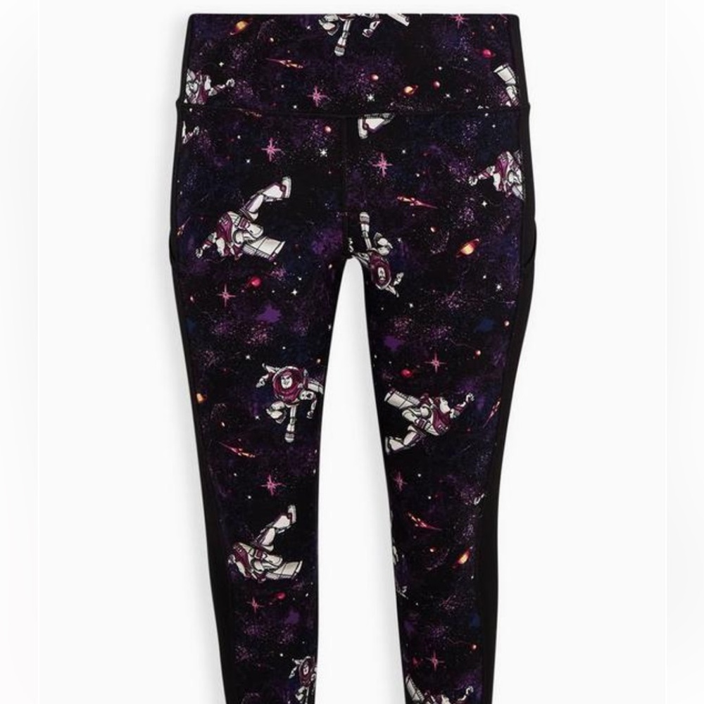 Torrid Disney Pixar Toy Story Buzz Lightyear Galaxy High-Rise Crop Legging - Picture 4 of 8